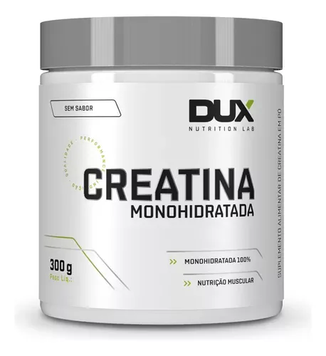 Dux Nutrition Creatina Monohidratada Pote 300g Em Po Sem Sabor